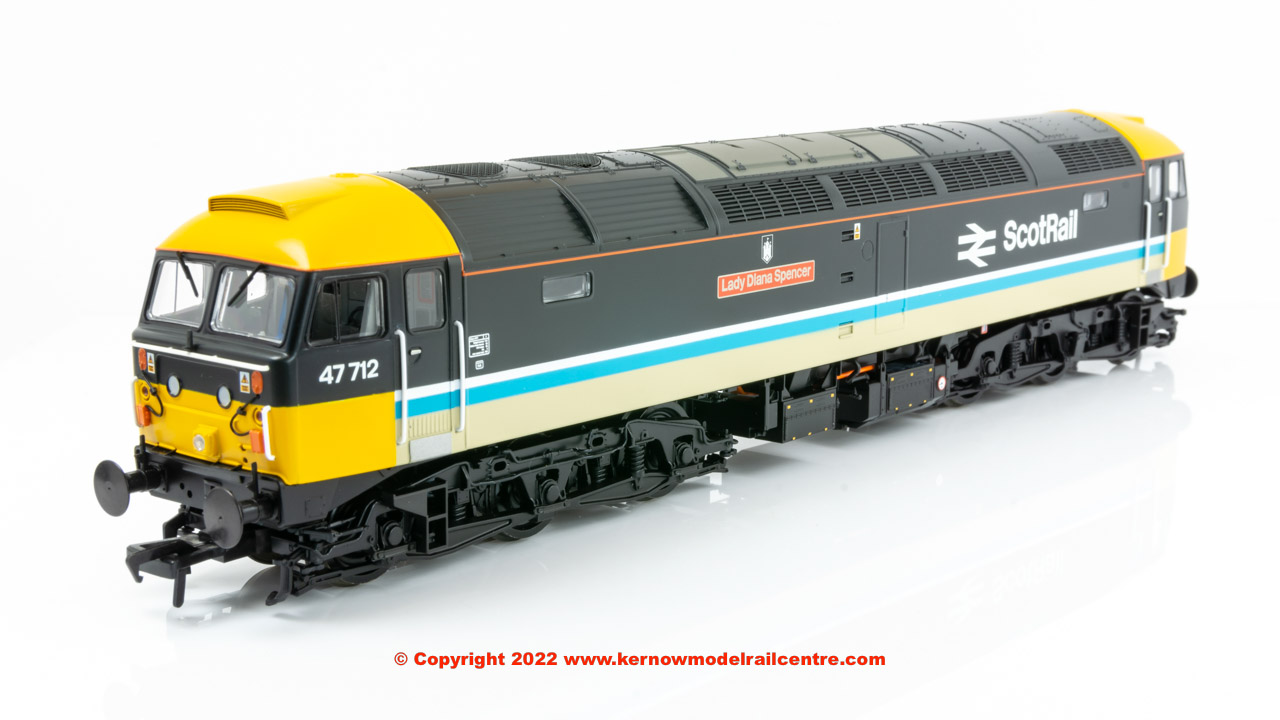 35-412SF Bachmann Class 47/7 Diesel Locomotive number 47 712 "Lady Diana Spencer" in ScotRail livery